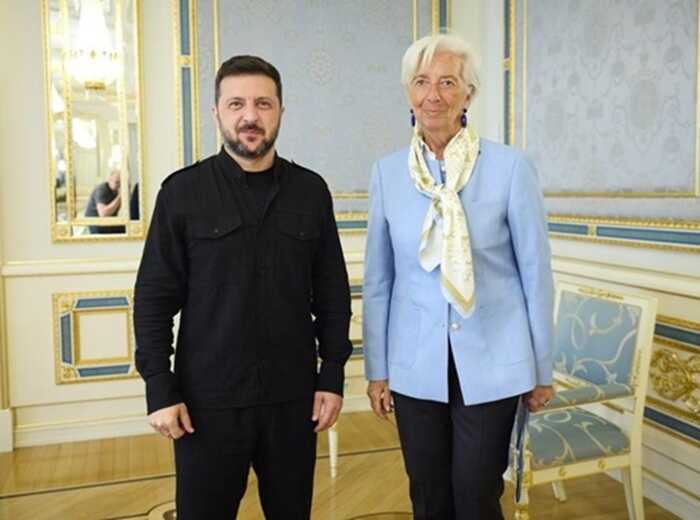 Зеленський і глава ЄЦБ Лагард обговорили активи Росії