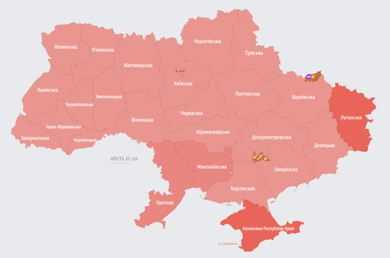 В Україні втретє за добу масштабна тривога: росіяни підняли МіГ-31К qzeiuqideziqxroz